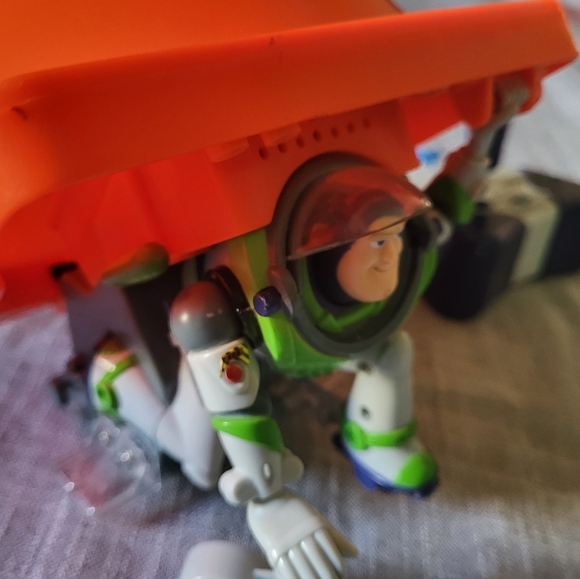 Buzz Lightyear Toyco RARE RC Traffic Cone Toy! Works no movement - Picture 4 of 11